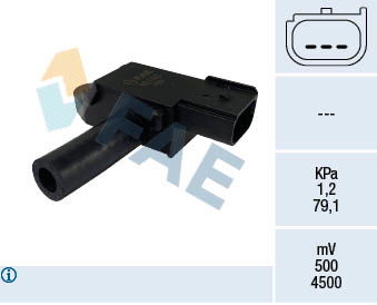 Sensor, Abgasdruck Partikelfilter FAE 16140 von FAE