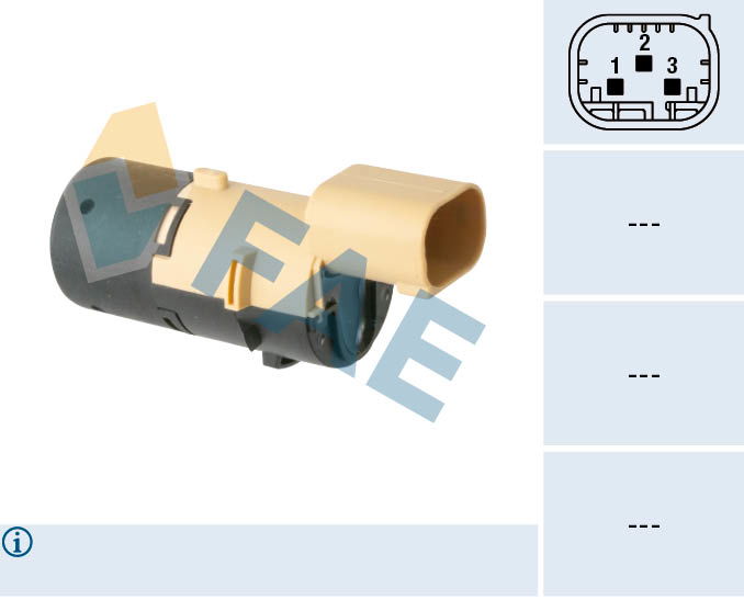 Sensor, Einparkhilfe hinten FAE 66013 von FAE