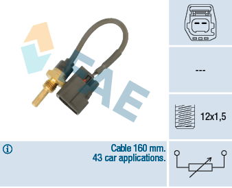 Sensor, Kühlmitteltemperatur FAE 32425 von FAE