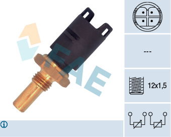 Sensor, Kühlmitteltemperatur FAE 33295 von FAE