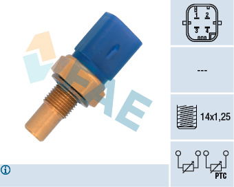 Sensor, Kühlmitteltemperatur FAE 33791 von FAE