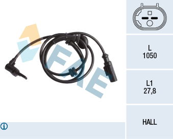 Sensor, Raddrehzahl Vorderachse FAE 78250 von FAE