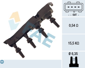 Zündspule FAE 80235 von FAE