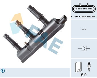 Zündspule FAE 80258 von FAE