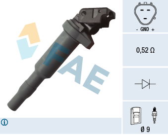 Zündspule FAE 80281 von FAE