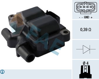 Zündspule FAE 80293 von FAE