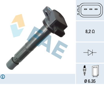 Zündspule FAE 80378 von FAE