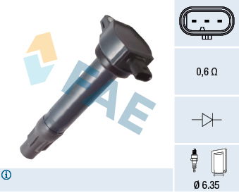 Zündspule FAE 80380 von FAE