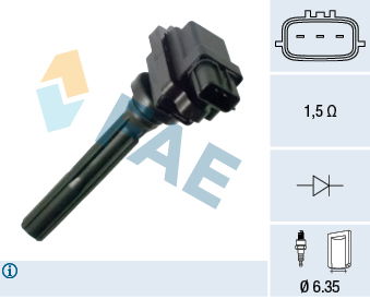 Zündspule FAE 80397 von FAE