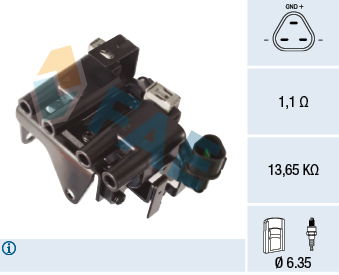 Zündspule FAE 80407 von FAE