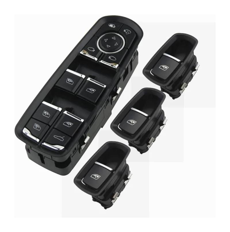 Auto Fenster Schalter Für Cayenne 2010-2018 Auto Elektrische Power Passagier Fahrer Fenster Control Schalter Taste(SET 2) von FAHBSTR