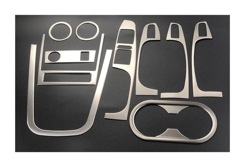 Auto Fenster Schalter Für VW Für J&etta MK6 2012-2015 LHD Auto USB AUX Panel Getriebe Fensterheber Bedienfeld Dekorative Aufkleber Auto Trim Innenstreifen(Full Kit 10pcs) von FAHBSTR