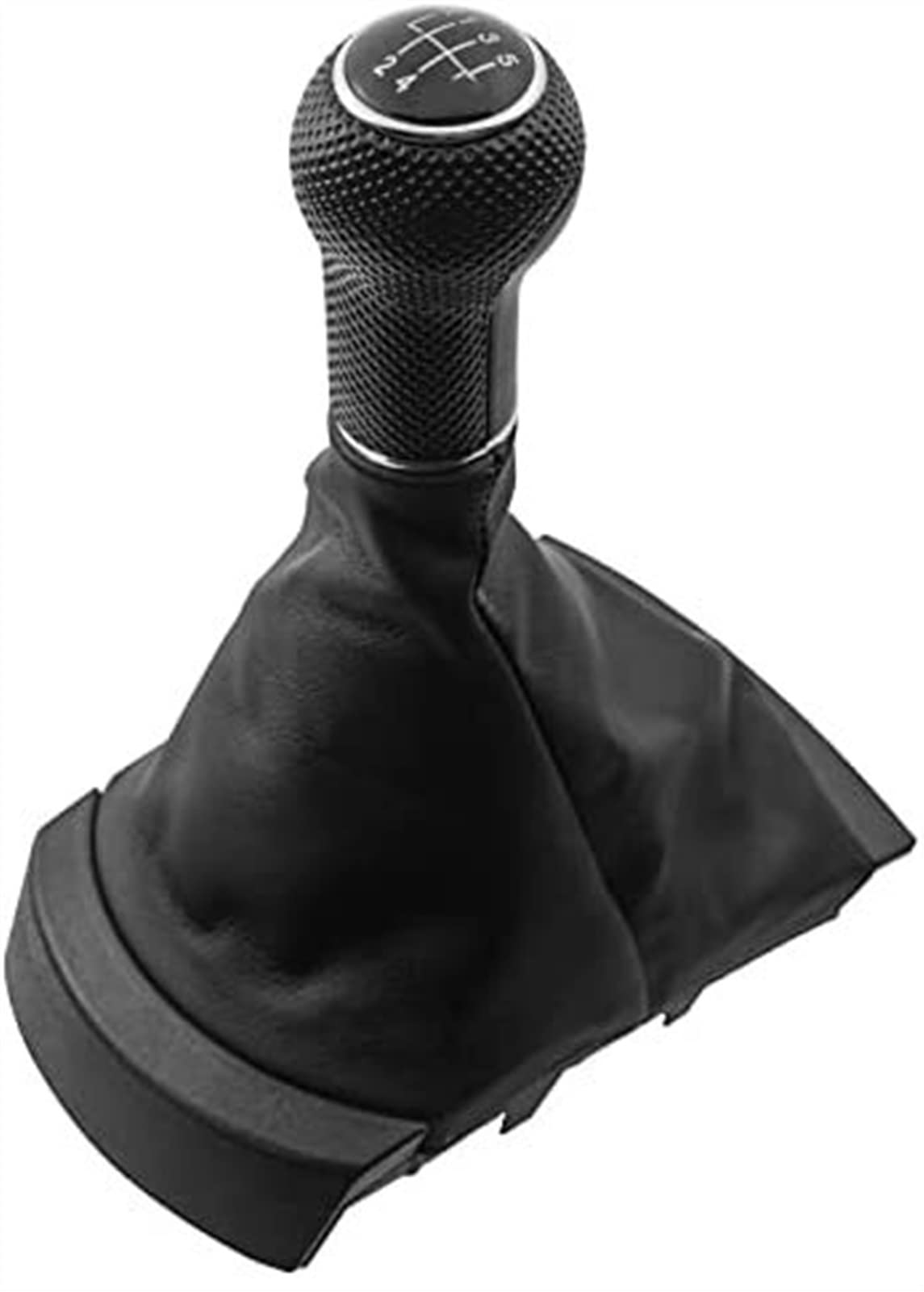 Auto Schaltknüppel Für SITZ Ibiza 2002-2008 Auto-Gang-Umschaltknopf-Hebel-Stick-Gaiter-Boot-Cover-Kragen-Staubabdeckung Schaltknäufe(5 Speed) von FAHBSTR