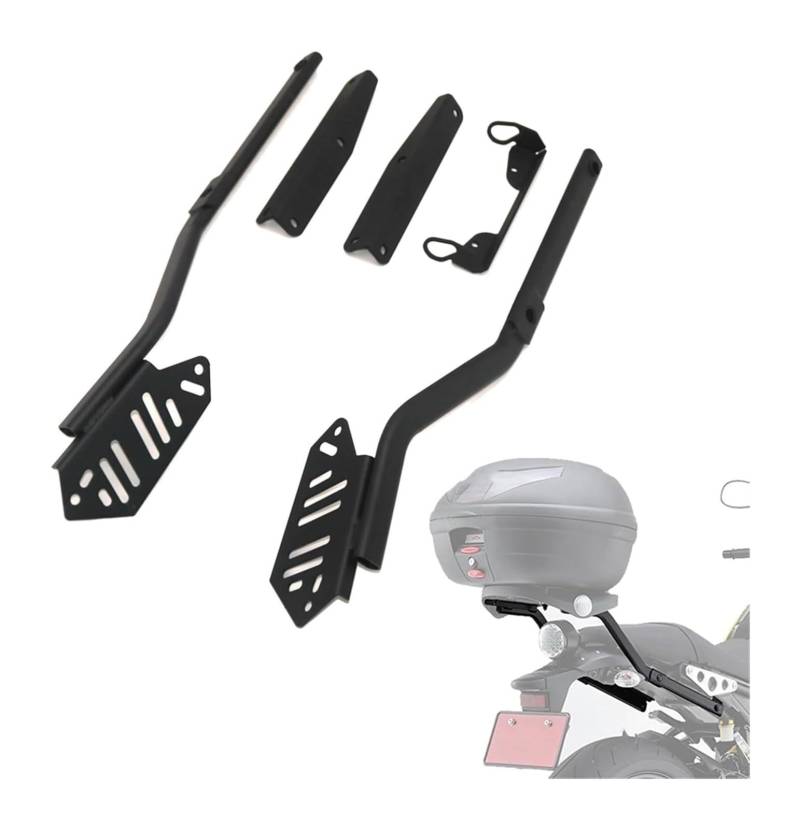 FAHBSTR Motorrad-Gepäckträger Für Y&amaha Mt09 MT 09 MT-09 2017 2018 2019 Motorrad Rücksitz Gepäckträger Satteltasche Frachtregal Halterung Kit Zubehör von FAHBSTR