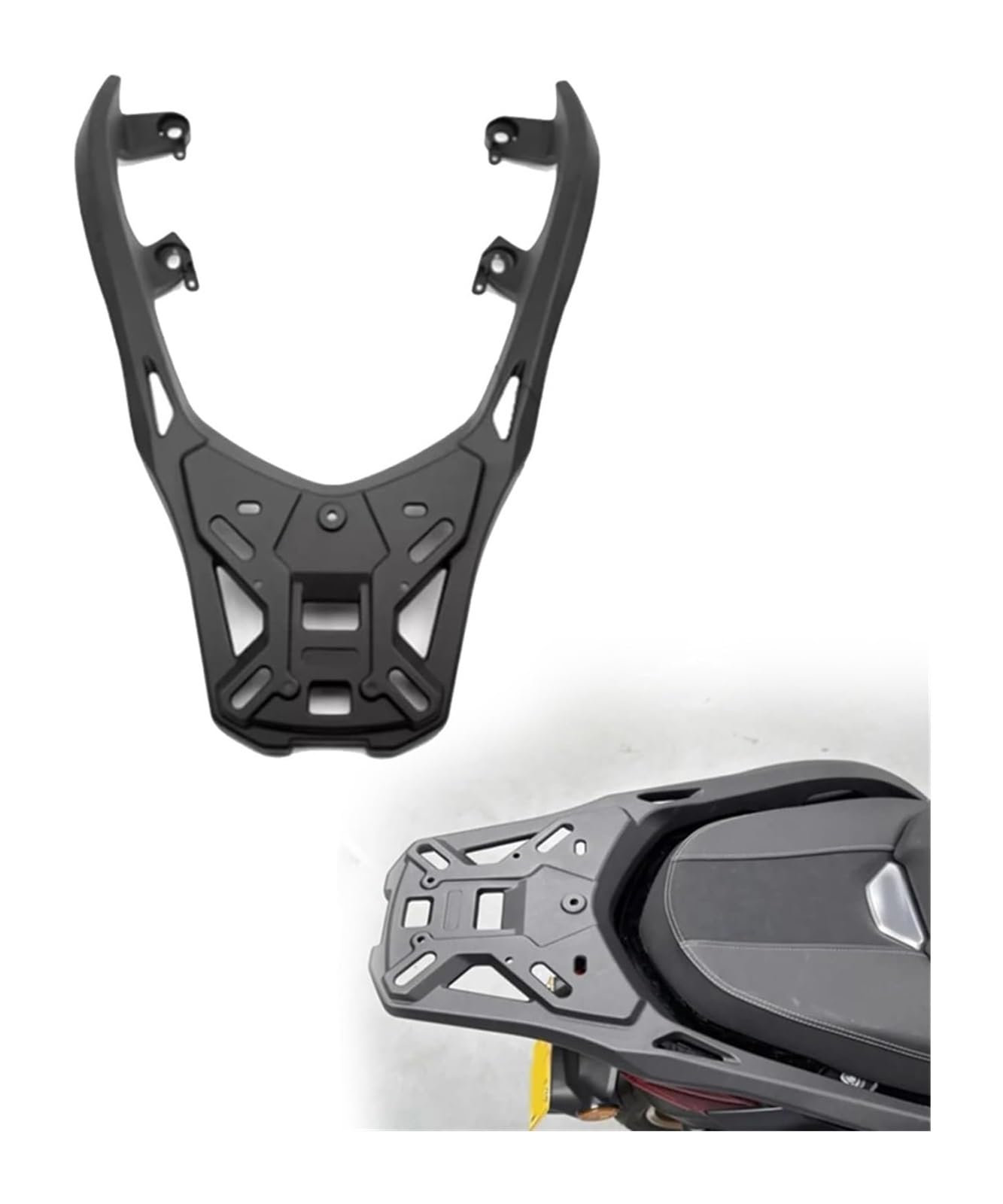 FAHBSTR Motorrad-Gepäckträger Für Y&amaha Xmax 2017 2018 2019 2020 2021 2022 2023 2024 Motorrad Gepäckträger Top Box Halterung Regalhalter Top Box Halterung von FAHBSTR