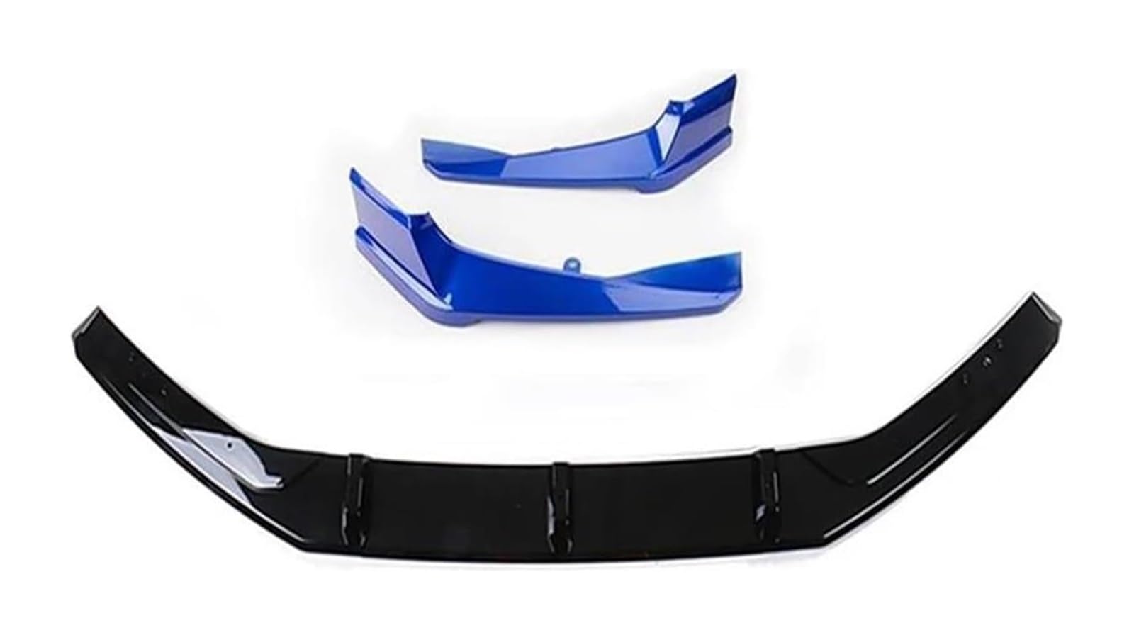 Frontstoßstange Lippe Für A&ccord 2018 2019 10th Untere Weiße Seite Ecke Splitter Air Vent Abdeckung Molding Trim Frontschürze Spoiler Lippe Auto Front Spoiler(Blau) von FAHBSTR