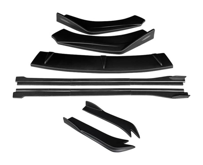 Frontstoßstange Lippe Für A7 2015-2018 Auto Front Stoßstange Splitter Lip Body Kit Spoiler Seite Röcke Extensions Hinten Wrap Winkel Seite Schritt Rock(B) von FAHBSTR