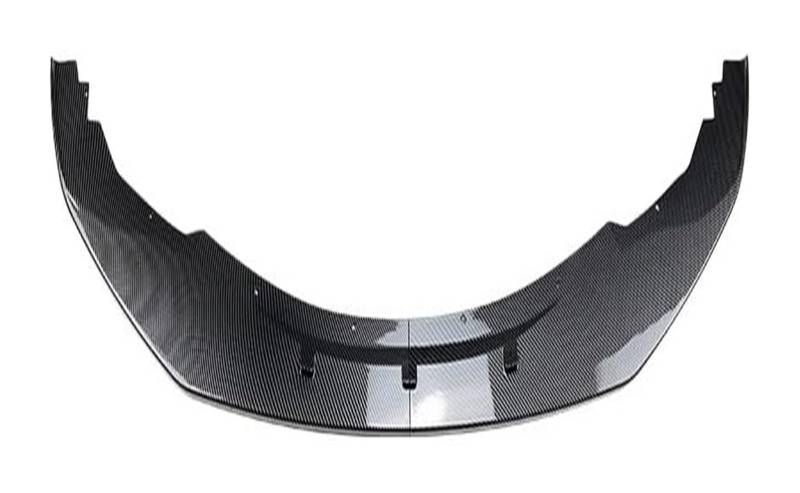 Frontstoßstange Lippe Für B&MW 1 Serie F20 F21 Style Canard Cover Trim Splitter Frontstoßstange Lip Spoiler 2012 Bis 2014 Auto Frontstoßstange Splitter(Lip Carbon Look) von FAHBSTR