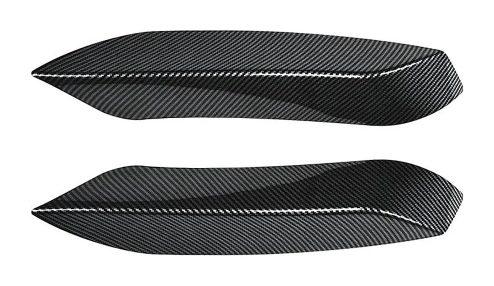 Frontstoßstange Lippe Für B&MW 3 4 Serie M3 M4 F80 F81 F82 F83 2013-2018 Auto Frontstoßstange Lip Spoiler Splitter Stoßstange Canard Lip Splitter Body Kit(Carbon Look D) von FAHBSTR