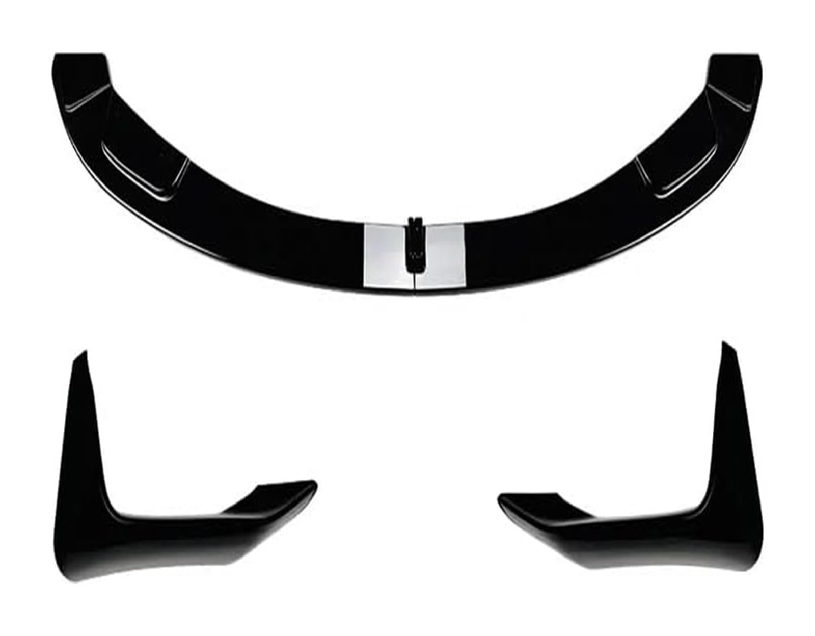 Frontstoßstange Lippe Für B&MW 3 4 Serie M3 M4 F80 F81 F82 F83 Auto Frontstoßstange Lip Spoiler Splitter Stoßstange Canard Lip Splitter Körper 2013 Bis 2018(Gloss Black Set B) von FAHBSTR