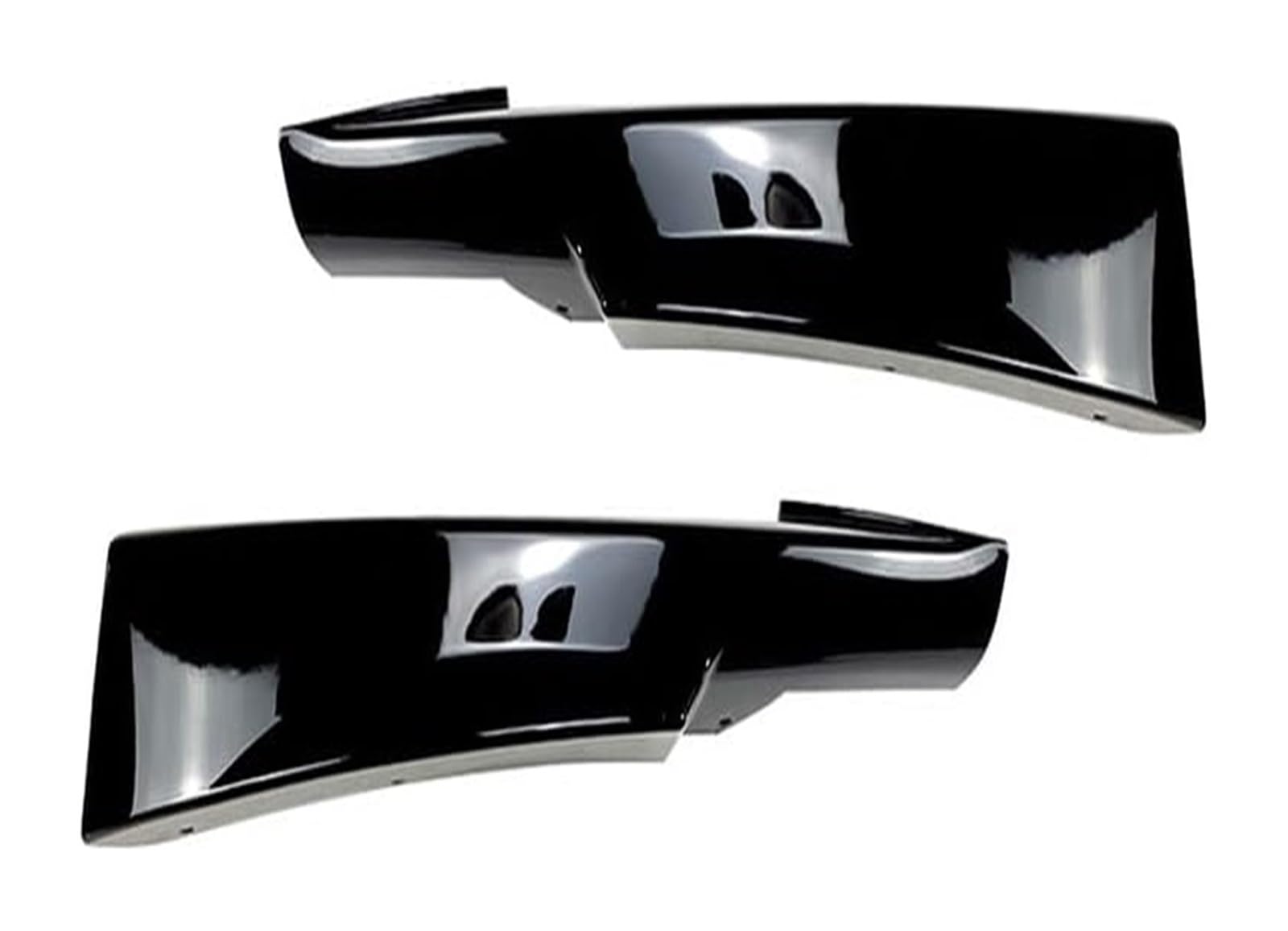 Frontstoßstange Lippe Für B&MW 3 Serie E90 E91 Für LCI 2009-2012 Auto Frontstoßstange Lippensplitter Diffusor Body Kits Spoiler Stoßstangenschutz Frontspoiler(Gloss Black Splitter) von FAHBSTR