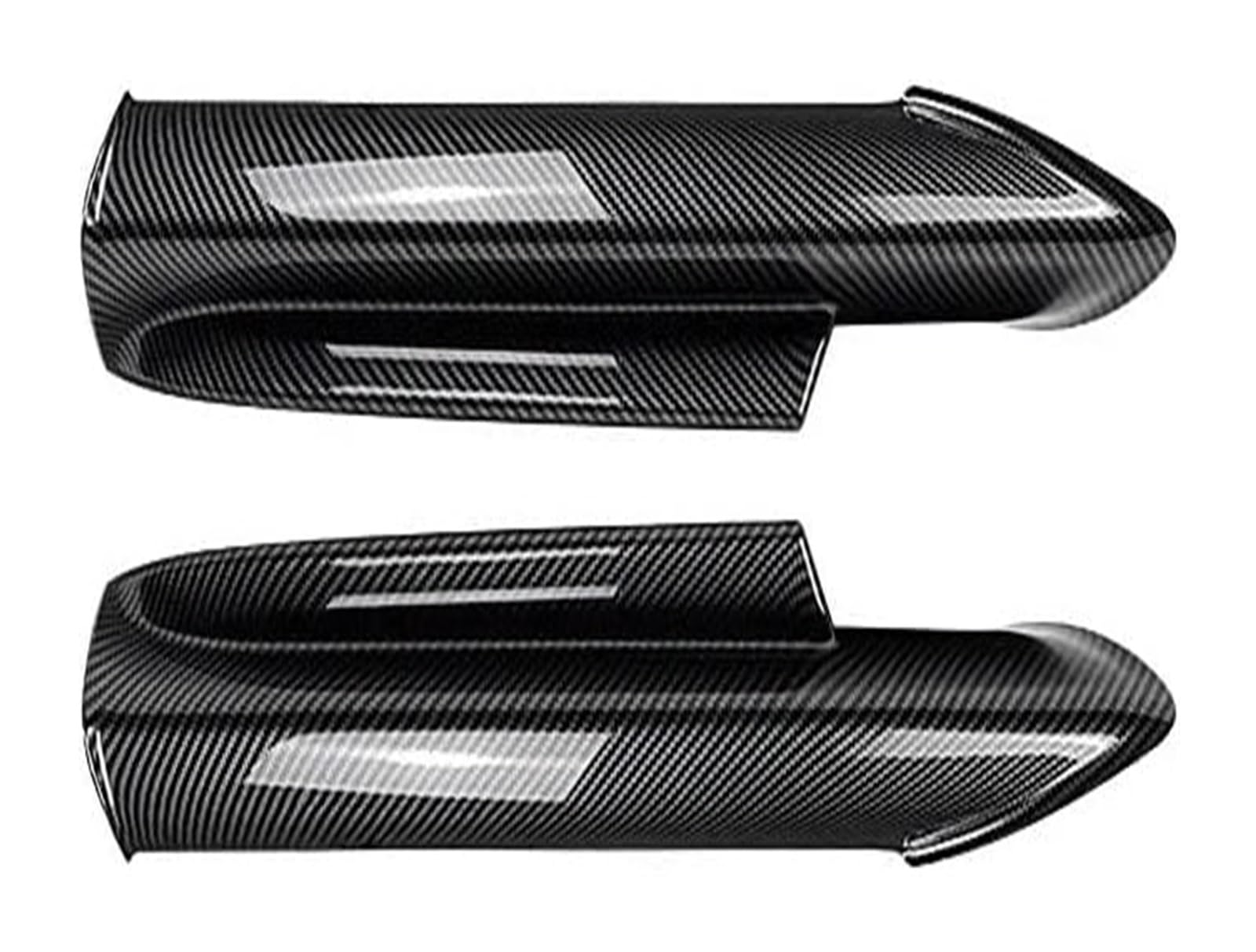 Frontstoßstange Lippe Für B&MW 3 Serie E90 E91 Limousine 4 Tür 320i 330i 2005–2008 Tuning Auto Frontstoßstange Lip Splitter Body Kits Frontspoiler(Carbon Look A) von FAHBSTR