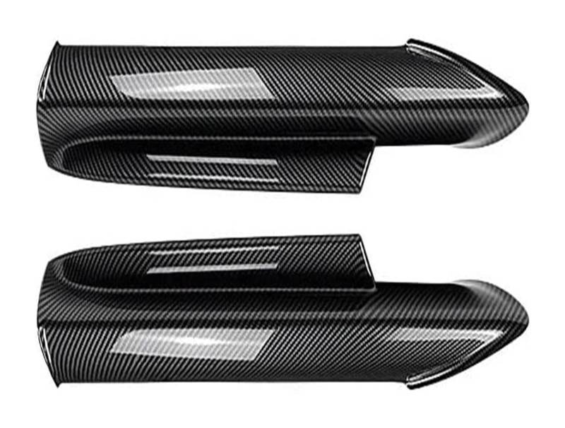 Frontstoßstange Lippe Für B&MW 3 Serie E90 E91 Limousine 4 Tür 320i 330i 2005–2008 Tuning Auto Frontstoßstange Lip Splitter Body Kits Frontspoiler(Carbon Look A) von FAHBSTR