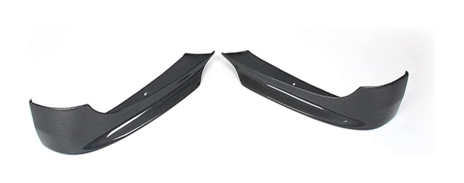 Frontstoßstange Lippe Für B&MW 3 Serie E90 Für LCI Limousine 4 Tür 2009-2012 Auto Frontschürze Lip Splitter Winglets Klappen Schürze Front Splitter(Black Frp) von FAHBSTR