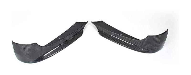 Frontstoßstange Lippe Für B&MW 3 Serie E90 Für LCI Limousine 4 Tür 2009-2012 Auto Frontschürze Lip Splitter Winglets Klappen Schürze Front Splitter(Carbon Fiber) von FAHBSTR