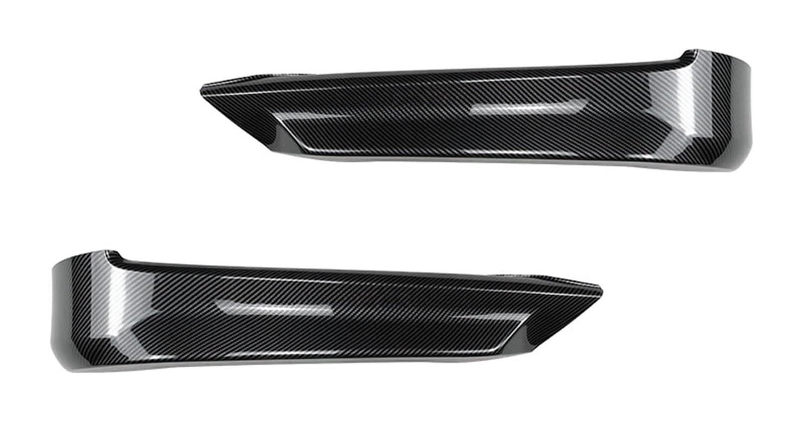 Frontstoßstange Lippe Für B&MW 3er E90 E91 2005–2008 Frontstoßstangen-Splitter Lippendiffusor Spoilerschutz Schutzabdeckung Deflektorlippe Body-Kits 5 Stück(Carbon Look Splitter) von FAHBSTR