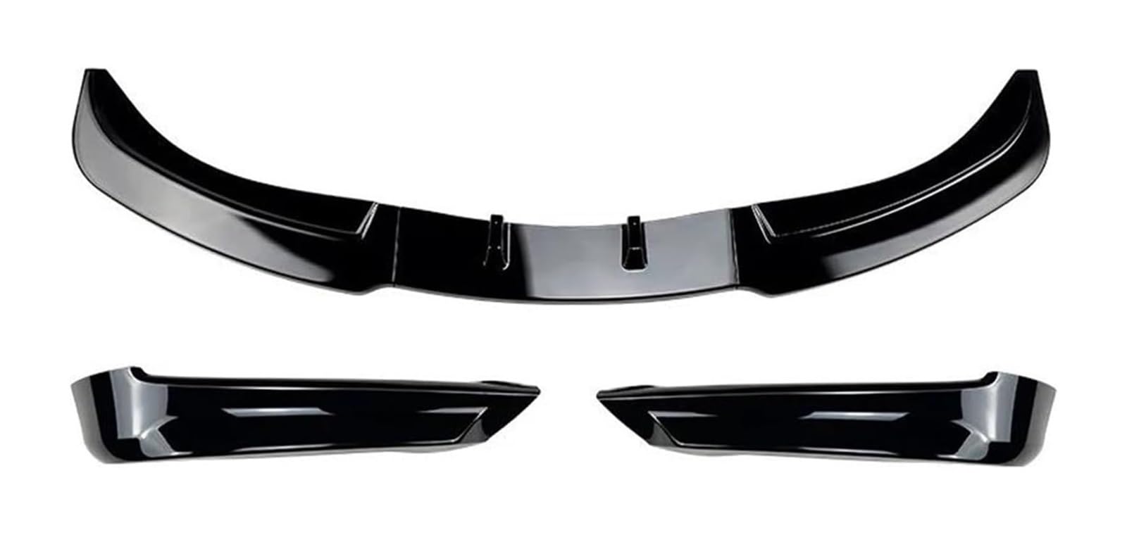 Frontstoßstange Lippe Für B&MW 3er E90 E91 320i 325i 330i 2005–2008 Frontstoßstange Lippe Spoiler Diffusor Splitter Body Kit Schürzen Abdeckung Schutz(1 Set Black) von FAHBSTR