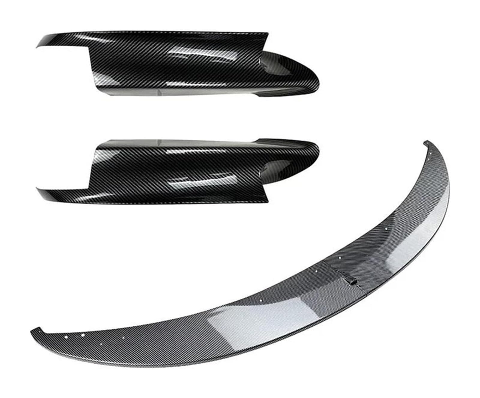 Frontstoßstange Lippe Für B&MW 3er E90 E91 E92 E93 M3 2006–2013 Frontstoßstange Lip Splitter Spoiler Diffusor Schutzfolie Body Kits Tuning(Carbon Look A B) von FAHBSTR