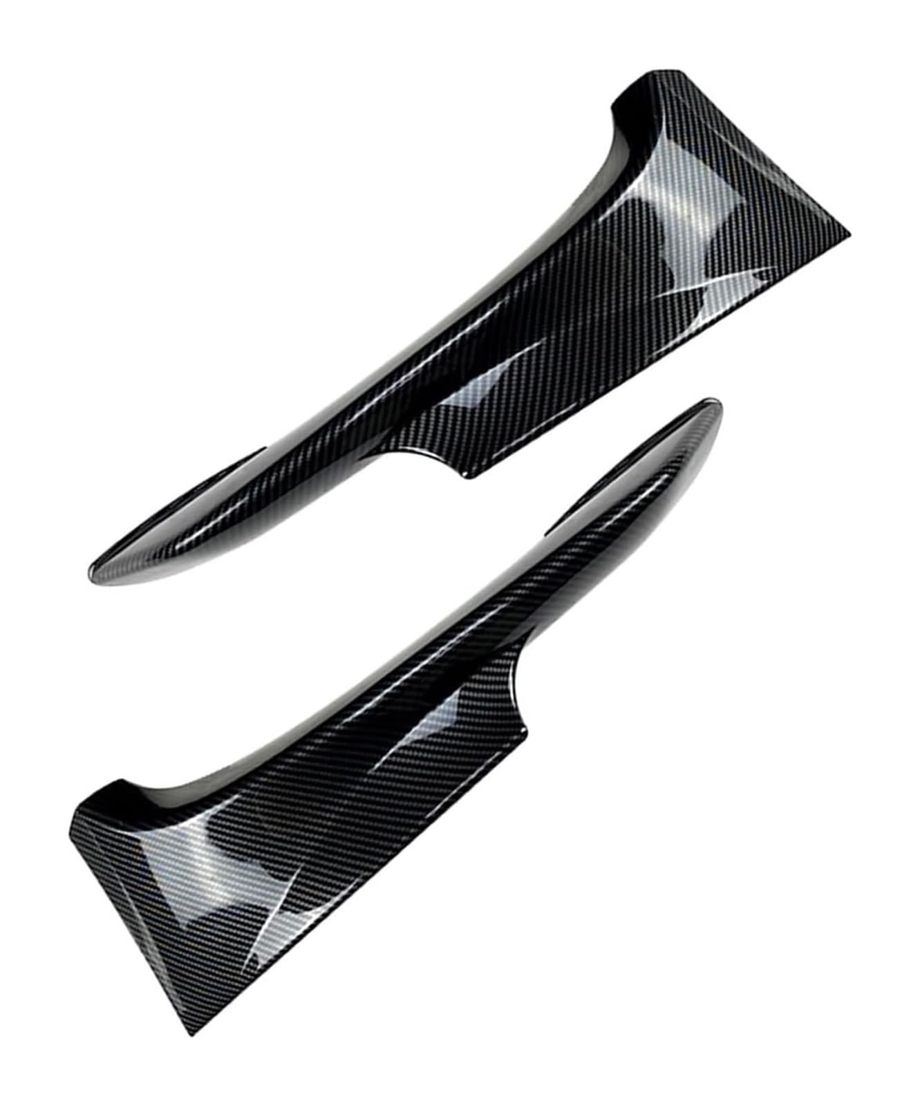 Frontstoßstange Lippe Für B&MW 3er E92 E93 LCI 2010–2014 Frontstoßstangen-Seitensplitter-Abdeckung Auto-Luftentlüftungsöffnung Unterer Spoiler Canards Frontspoiler(Glossy Black) von FAHBSTR