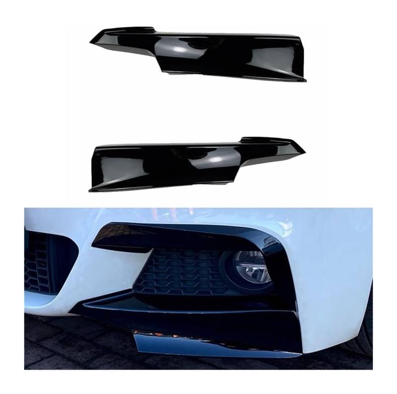 Frontstoßstange Lippe Für B&MW 3er F30 F31 F35 320i 328i 330i 335i 340i 316d 2012-2018 Auto-Frontstoßstangenlippen-Splitter-Spoiler-Diffusor-Schutz(Gloss Black B) von FAHBSTR