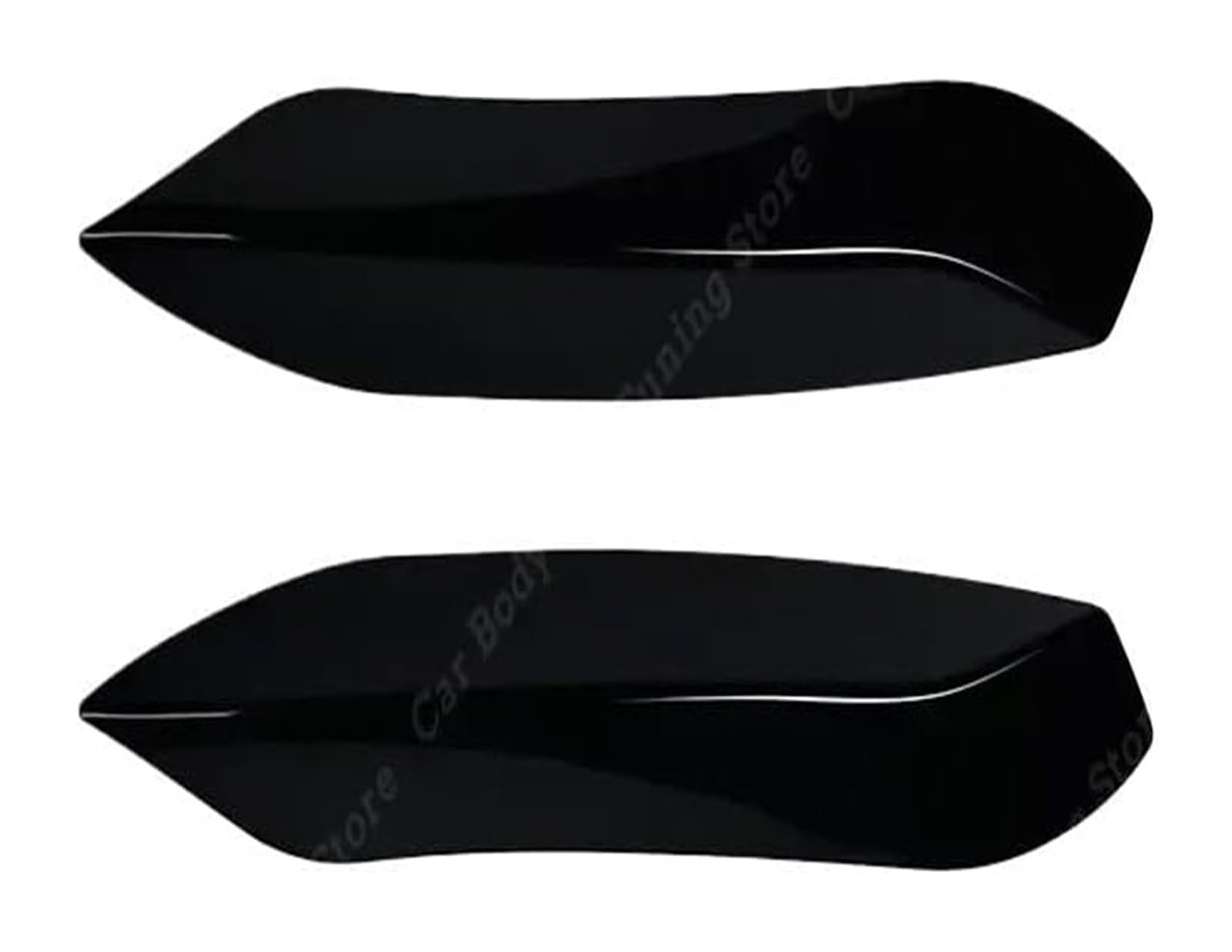 Frontstoßstange Lippe Für B&MW F80 M3 F82 F83 M4 2014-2020 Frontschürze Lip Spoiler Seite Splitter Grill Trim Wind Messer Schutz BodyKits Frontspoiler(2PCS UP Gloss Black) von FAHBSTR