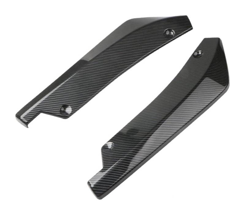 Frontstoßstange Lippe Für B&MW Universal Auto Vorne Hinten Stoßstange Streifen Lip Spoiler Diffusor Splitter Winglets Seite Rock Verlängerung Kratzschutz(Carbon Fiber) von FAHBSTR