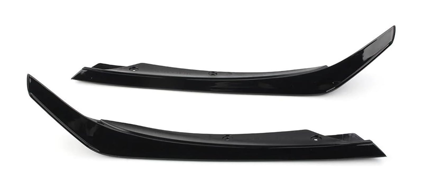 Frontstoßstange Lippe Für B&enz A-Klasse W176 A200 A45 Für AMG 2016–2018 Auto-Frontspoiler 1 Paar Auto-Frontlippen-Spoilerflossen Splitter-Dekorationsverkleidung von FAHBSTR