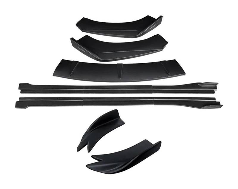 Frontstoßstange Lippe Für CT200h 2011–2022 Auto-Seitenschweller Erweiterungen Hinterer Wickelwinkel Haifischflossen Frontstoßstangen-Splitter Lip-Body-Kit Spoiler(B) von FAHBSTR