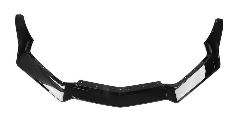 Frontstoßstange Lippe Für Corvette C8 Alle Modelle 2020-2024 2 Tür C8 Z51 Für STG Für Stingray Frontschürze Spoiler Lip Splitter(Glossy Black) von FAHBSTR