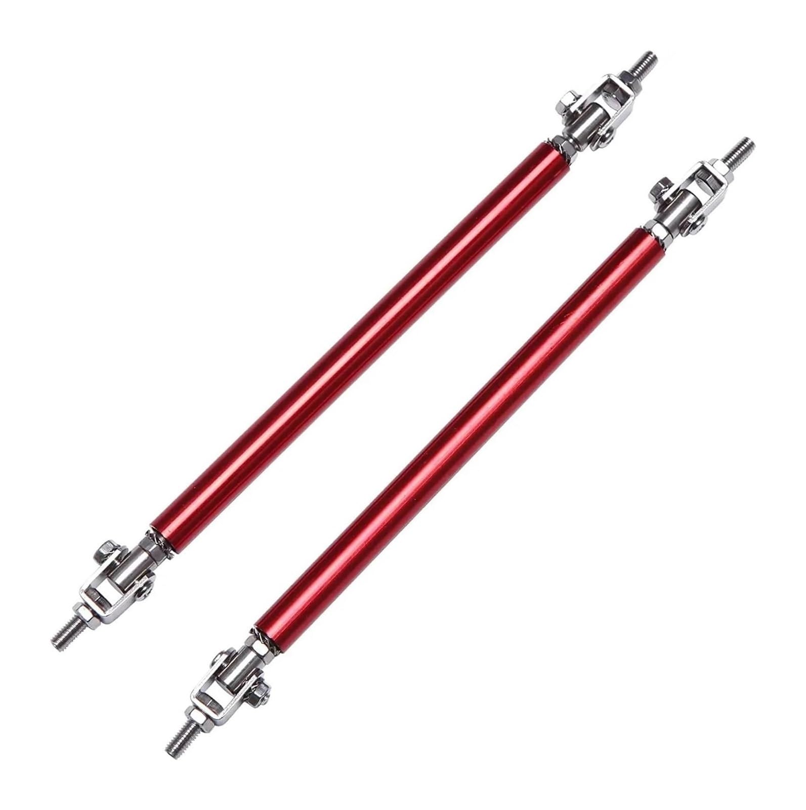 Frontstoßstange Lippe Für Dodge Für Challenger Für Ladegerät Für SRT Für SXT RT Frontschürze Lip Splitter Spoiler Strut Rod Krawatte Unterstützung Bar Universal(15cm Red) von FAHBSTR