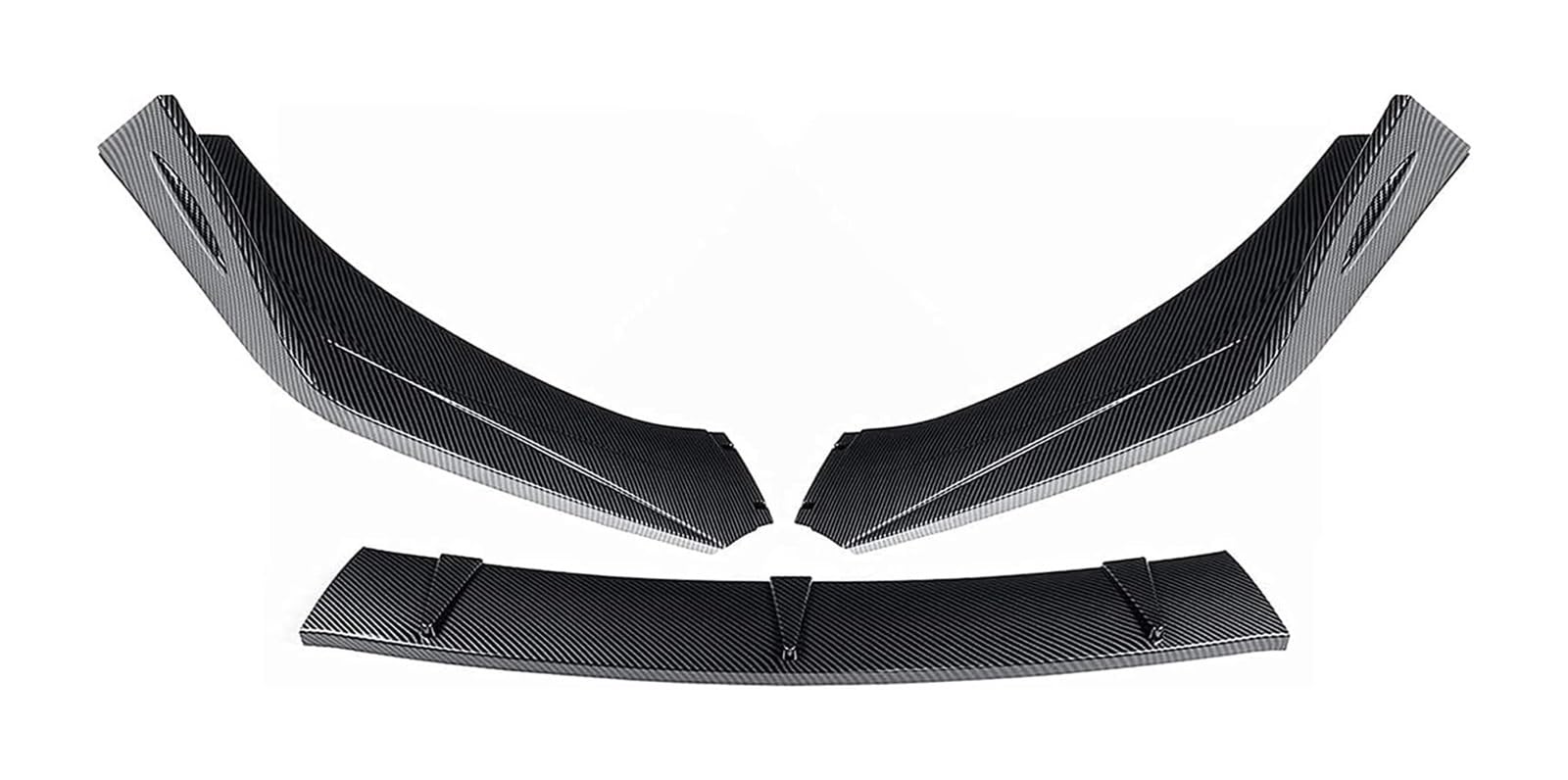 Frontstoßstange Lippe Für Ford Für Focus RS ST 2012-2015 Frontschürze Lippe Kinn Spoiler Carbon Look Front Diffusor Diffusor Auto Front Spoiler von FAHBSTR