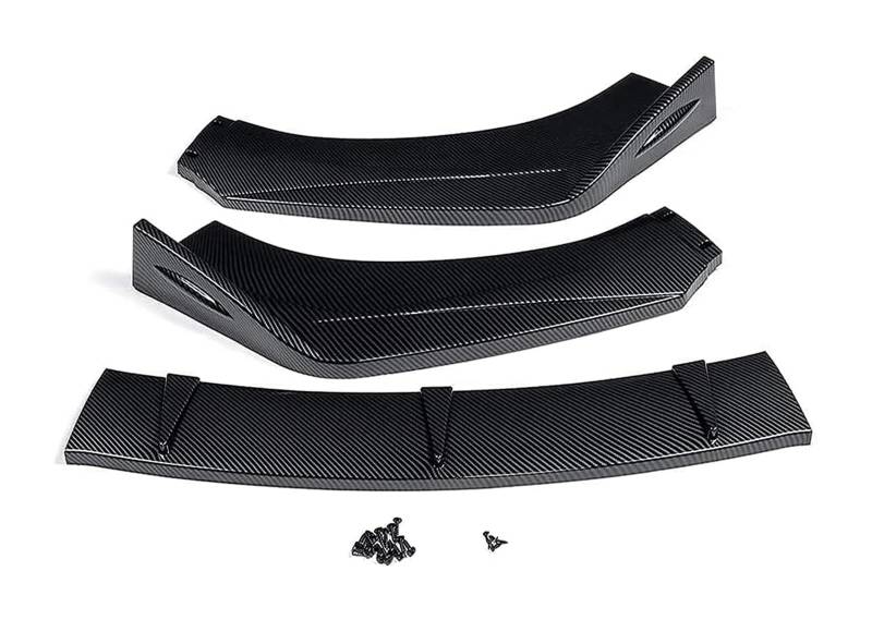 Frontstoßstange Lippe Für Ford Für Mustang Für Focus Rs St 2012-2015 Frontschürze Lippe Kinn Spoiler Carbon Look Front Diffusor Diffusor Mattschwarz(Carbonfiberlook) von FAHBSTR