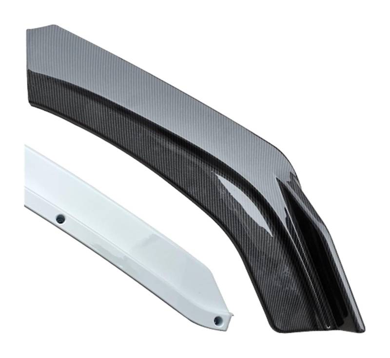 Frontstoßstange Lippe Für Hyundai Für Elantra 2012-2015 Frontschürze Spoiler Schutz Platte Lip Body Kit Oberfläche Kinn Schaufel Auto Hinten Spoiler(Carbon Surface-white) von FAHBSTR