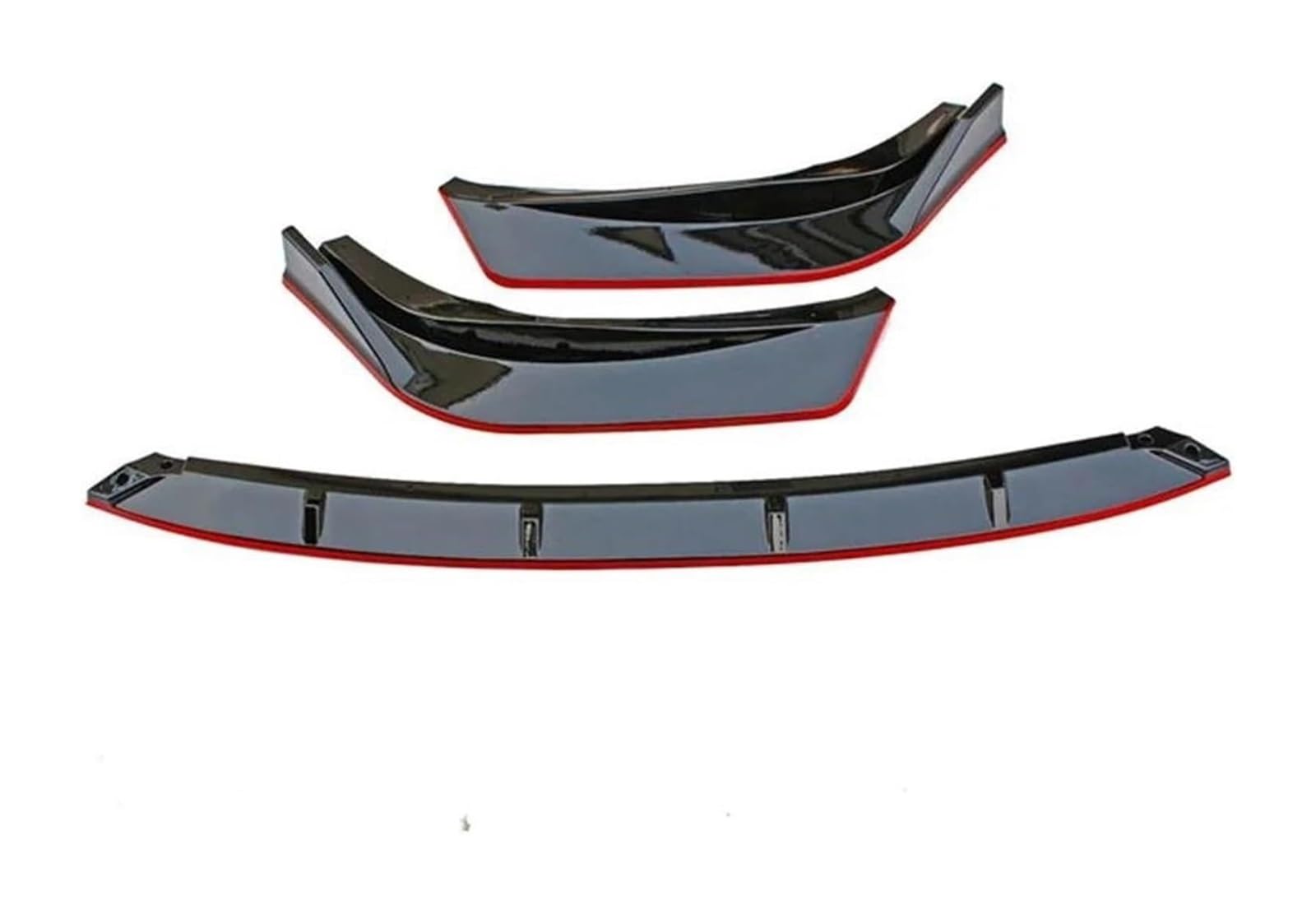 Frontstoßstange Lippe Für IS250 IS350 IS300 F Für Sport 2014-2016 Auto Vorderen Stoßfänger Unteren Kinn Lip Spoiler Seite Splitter Körper Kits Wachen Deflektor(Black Red) von FAHBSTR