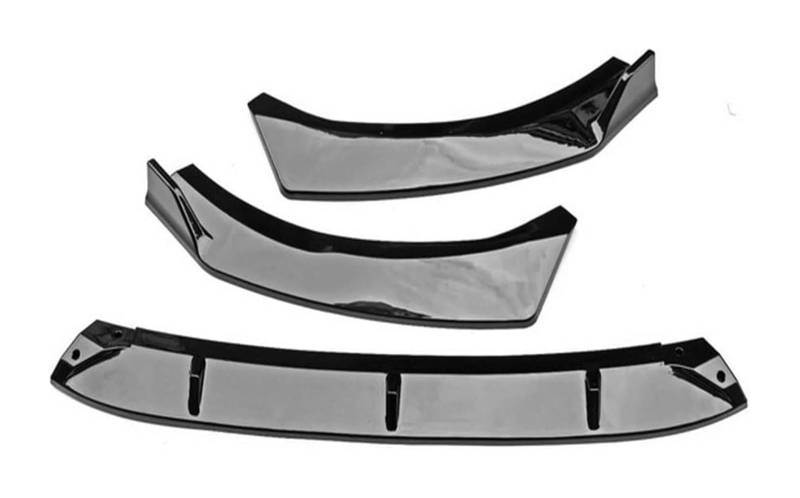 Frontstoßstange Lippe Für Kia Für Optima K5 2020 2021 Oberfläche Splitter Frontschürze Spoiler Röcke Schutz Platte Lippe Kinn Schaufel Körper Kit(Gloss Black) von FAHBSTR