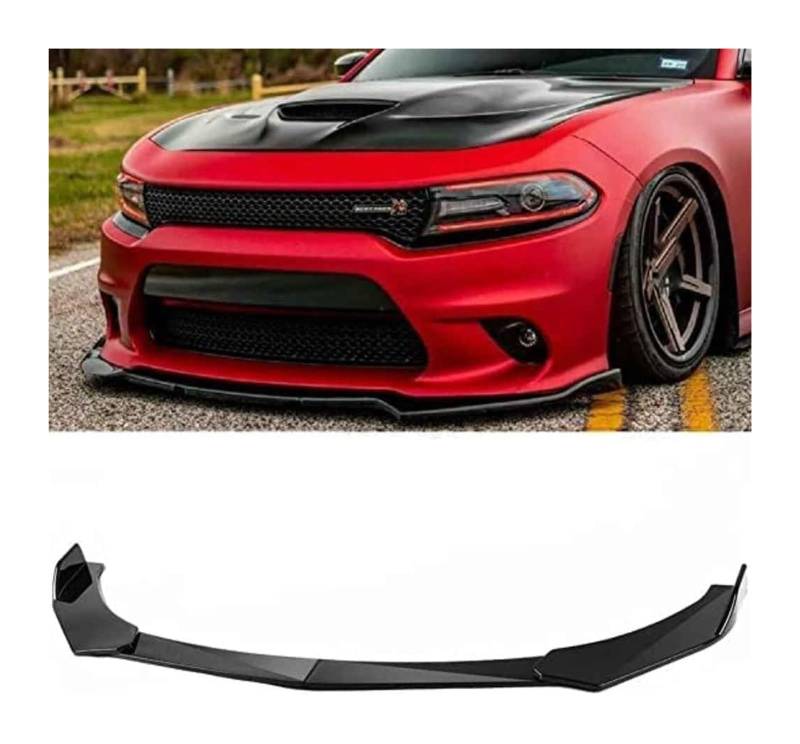 Frontstoßstange Lippe Für Ladegerät RT SRT SXT Frontschürze Lippe Kinn Spoiler Carbon Look Front Diffusor Diffusor Auto Front Spoiler von FAHBSTR