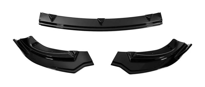 Frontstoßstange Lippe Für Modell Y 2017-2023 Lip Spoiler Änderung Körper Kit Stoßstange Diffusor Schutz Trim Abdeckung Auto Front Spoiler(Gloss Black) von FAHBSTR