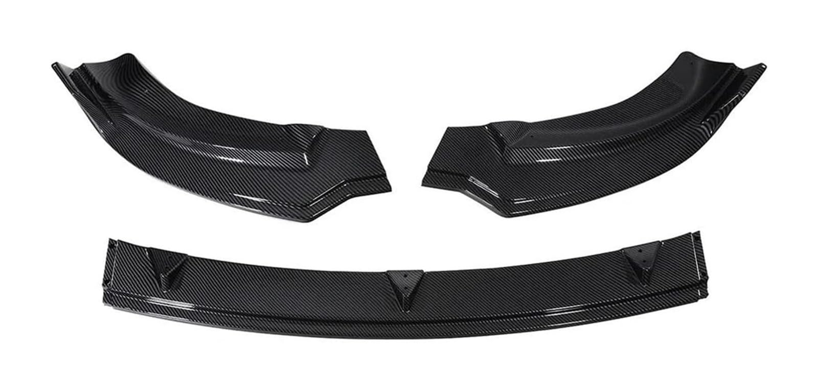 Frontstoßstange Lippe Für Modell Y 2017-2023 Lip Spoiler Änderung Körper Kit Stoßstange Diffusor Schutz Trim Abdeckung Auto Front Spoiler(Gloss Carbon Fiber) von FAHBSTR