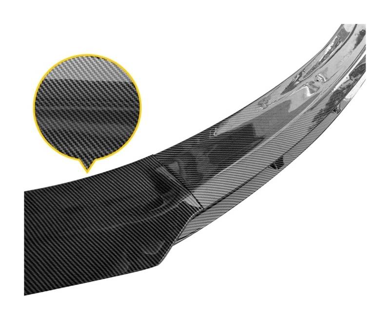 Frontstoßstange Lippe Für P&eugeot 508 2019 Für DGS Typ Frontschürze Spoiler Schutz Platte Lip Body Kit Splitter Carbon Oberfläche Kinn Schaufel(Overall Carbon Su...) von FAHBSTR