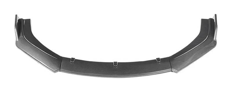 Frontstoßstange Lippe Für T&oyota Universal Frontschürze Spoiler Schutz Platte Lip Kit Carbon Oberfläche Trim Streifen Kinn Klinge Auto Front Spoiler(Carbon fibre look) von FAHBSTR